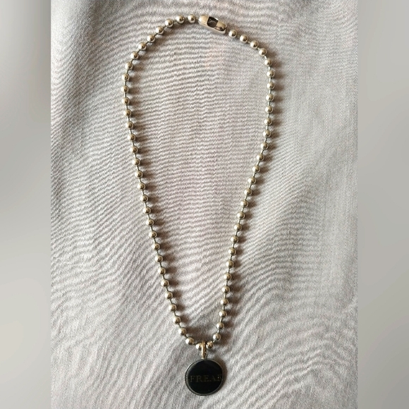 Spencer's Goth Punk Emo Alt 90's Y2K "Freak" ball chain necklace - Picture 4 of 5